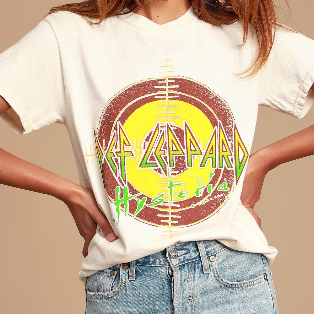 Def Leppard graphic tee xs new